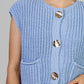 BLUSA TEJIDO BOTONES DORADO