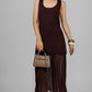 VESTIDO PUNTO FALDA PLISADA
