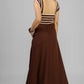 VESTIDO ESCOTE NUDO RAYAS