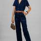 PALAZZO DENIM CINTO TRENZADO