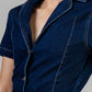 PALAZZO DENIM CINTO TRENZADO