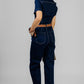 PALAZZO DENIM CINTO TRENZADO