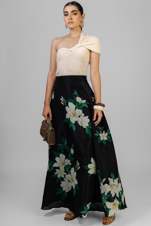 BLUSA TEJIDA ASIMETRICA