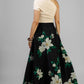 FALDA ORGANZA FLORAL