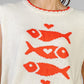 CHALECO TEJIDO PECES