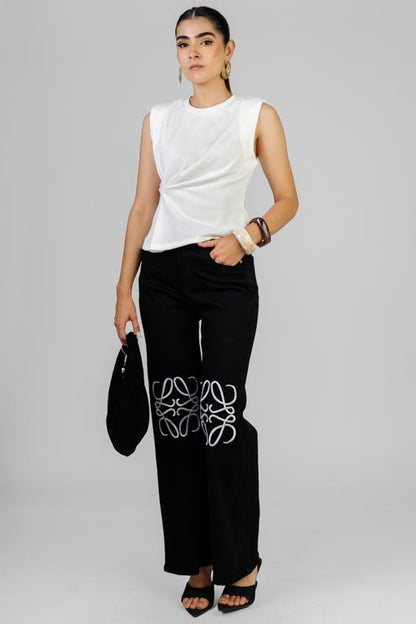 BLUSA FRUNCE AL COSTADO