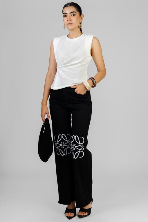 BLUSA FRUNCE AL COSTADO