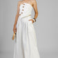 CONJUNTO TOP BOTONES DORADO