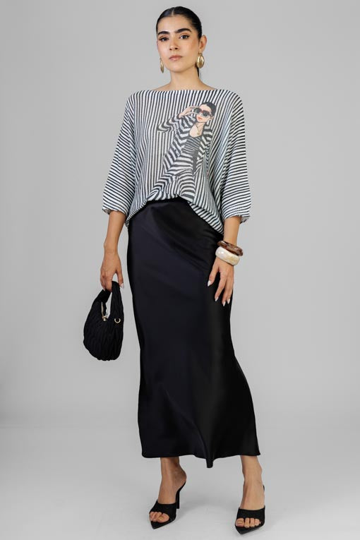 BLUSA RAYAS MODELO
