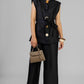 CONJUNTO CHALECO BOTONES PEDRERIA