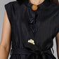 CONJUNTO CHALECO BOTONES PEDRERIA