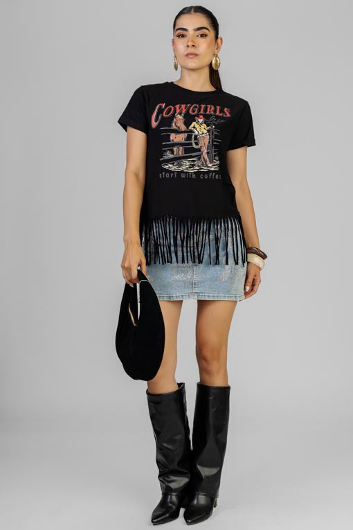 PLAYERA COW FLECOS