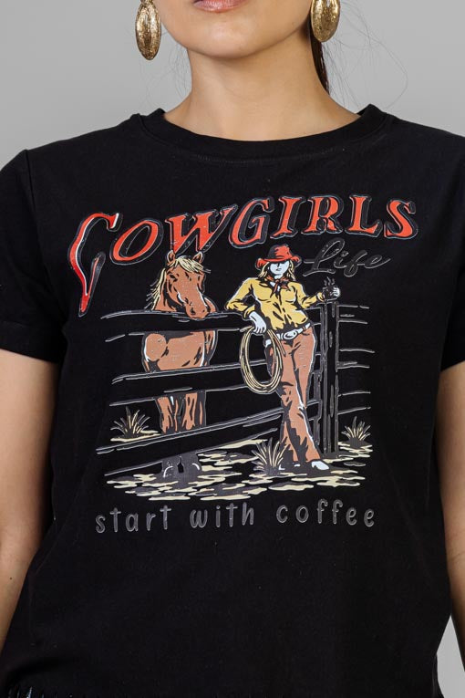 PLAYERA COW FLECOS