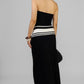 VESTIDO STRAPLESS TEJIDO