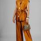 CONJUNTO CHALECO BOTONES PEDRERIA