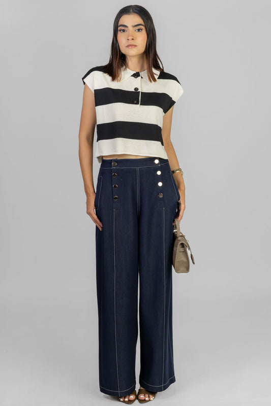 BLUSA POLO A RAYAS
