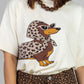 BLUSA TEJIDA CON ESTAMPADO