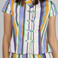 CONJUNTO ESTAMPADO RAYAS COLOR