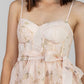 VESTIDO MIDI ESTAMPADO ROMÁNTICO