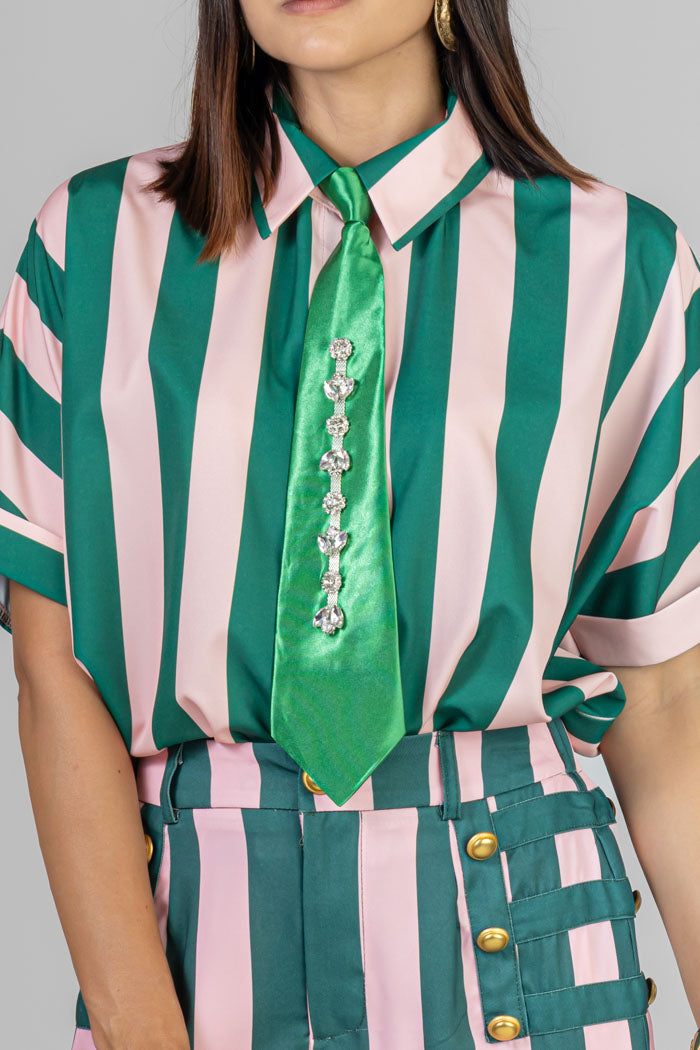 BLUSA DE RAYAS FORMAL