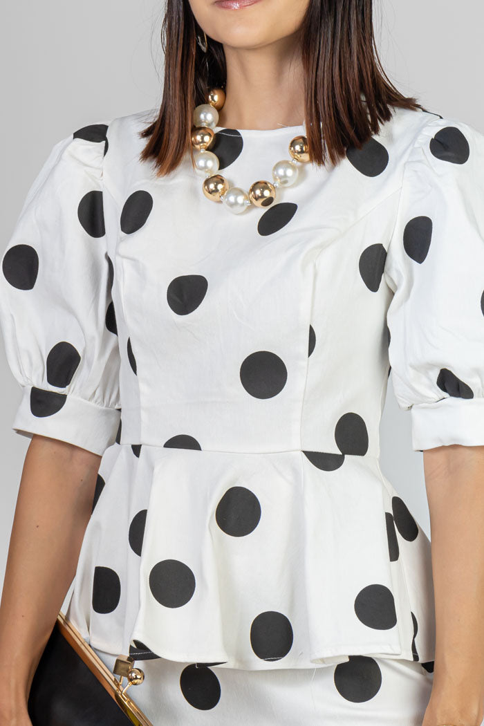 CONJUNTO LUNA POLKA DOT
