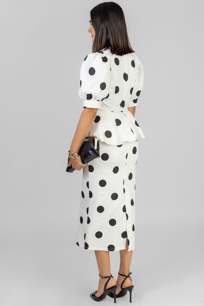 CONJUNTO LUNA POLKA DOT