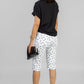 PANTALÓN CAPRI ESTAMPADO LUNARES