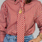 BLUSA RAYADA CON CORBATÍN