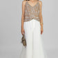 PANTALON BLANCO AMPLIO ELEGANTE