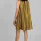 VESTIDO CORTO CUELLO LAZO