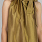 VESTIDO CORTO CUELLO LAZO
