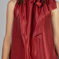 VESTIDO CORTO CUELLO LAZO