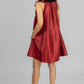 VESTIDO CORTO CUELLO LAZO