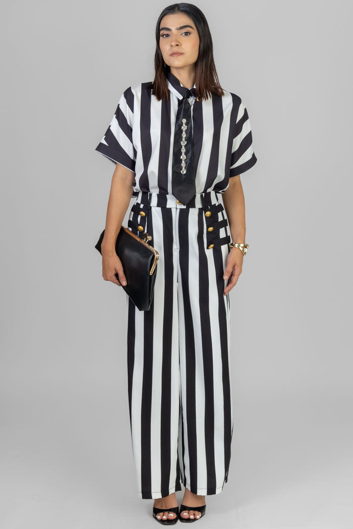 BLUSA DE RAYAS FORMAL