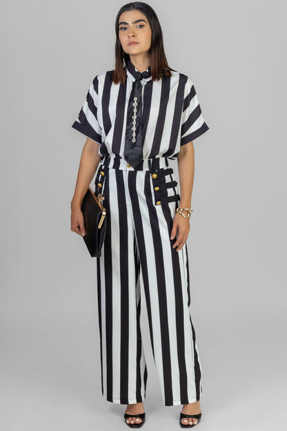 BLUSA DE RAYAS FORMAL