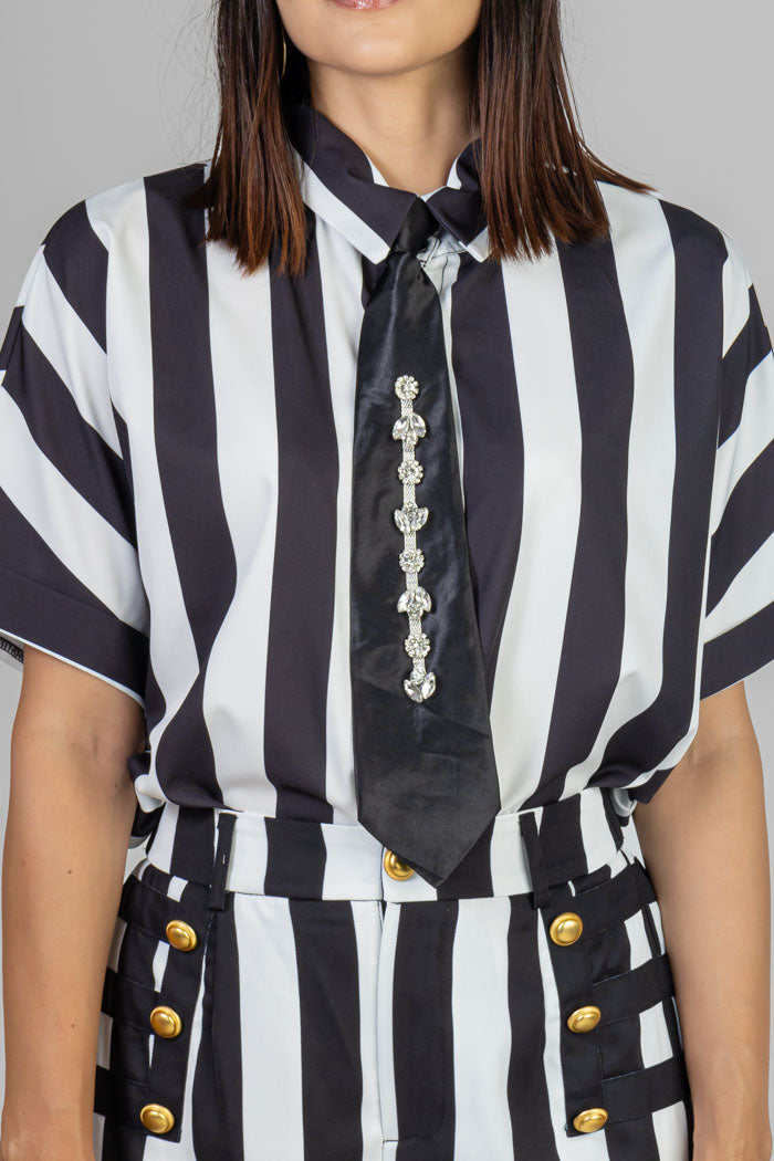BLUSA DE RAYAS FORMAL