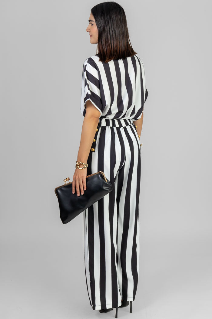 PANTALON RAYADO ESTILO MARINERO
