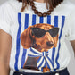 BLUSA STRIPES DOG SCARF