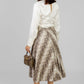 FALDA MIDI ESTAMPADO ANIMAL
