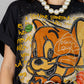 BLUSA NEGRA ESTAMPADA OVERSIZE