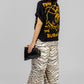 BLUSA NEGRA ESTAMPADA OVERSIZE