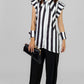 BLUSA RAYADA CUELLO CAMISERO