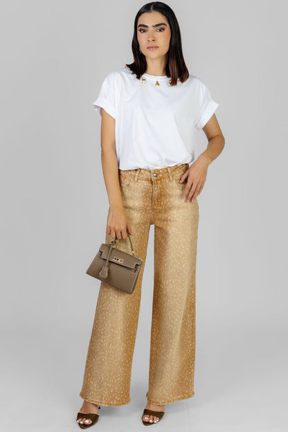 PANTALON WIDE LEG VENADO