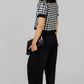 BLUSA A CUADROS CON VOLADOS