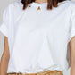 BLUSA BLANCA BÁSICA CASUAL