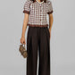 PANTALON WIDE LEG CHOCOLATE