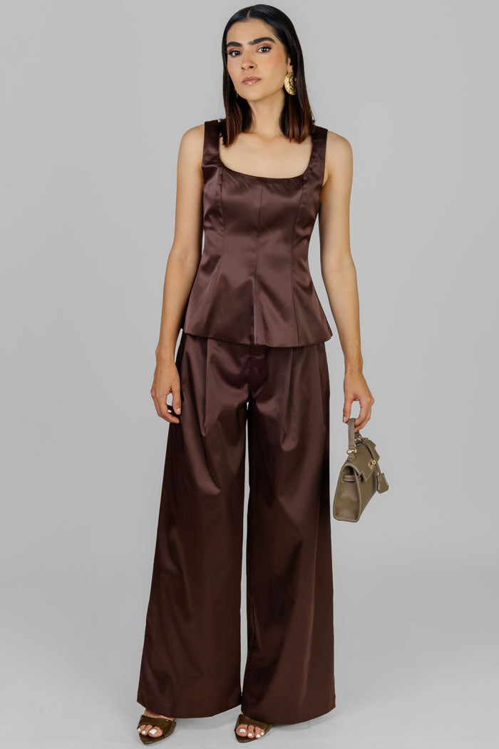 CONJUNTO SATINADO ELEGANTE