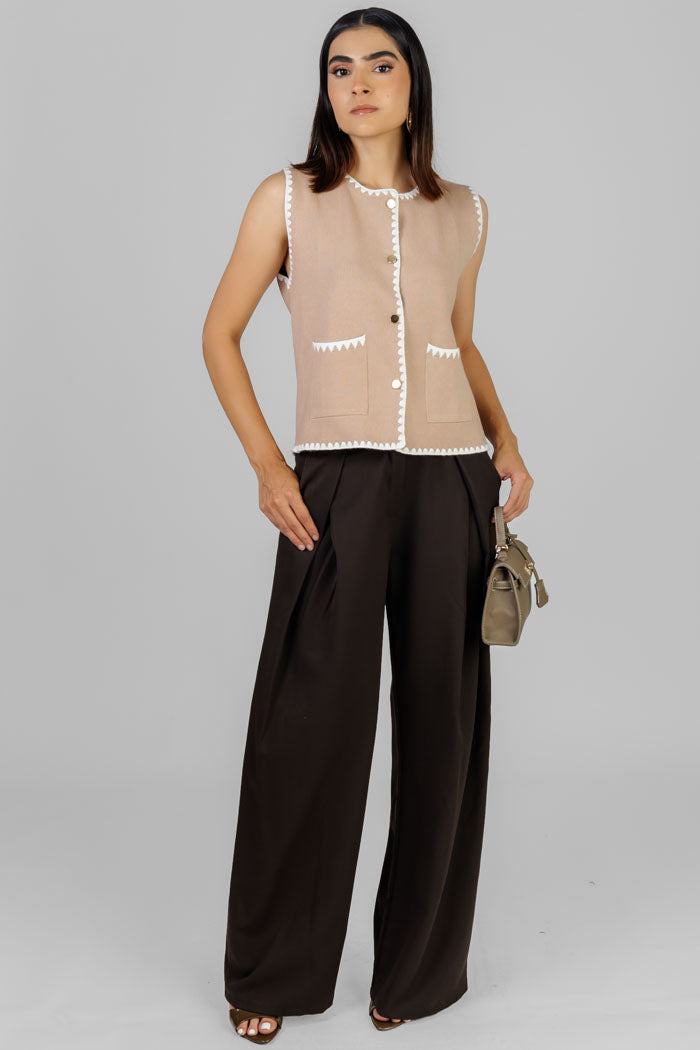 BLUSA ESTILO TWEED BOTONES