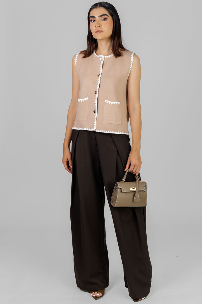 BLUSA ESTILO TWEED BOTONES