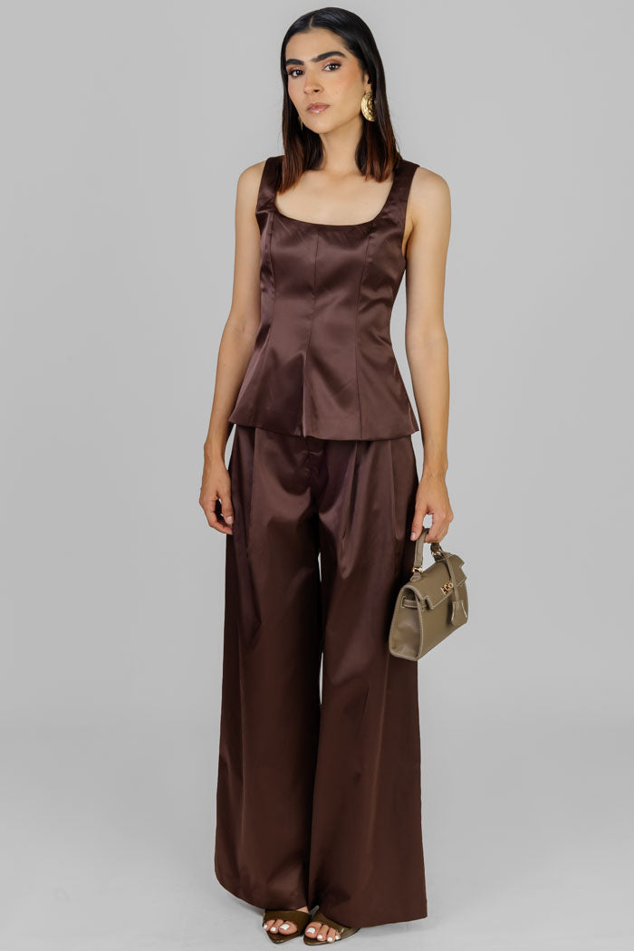 CONJUNTO SATINADO ELEGANTE